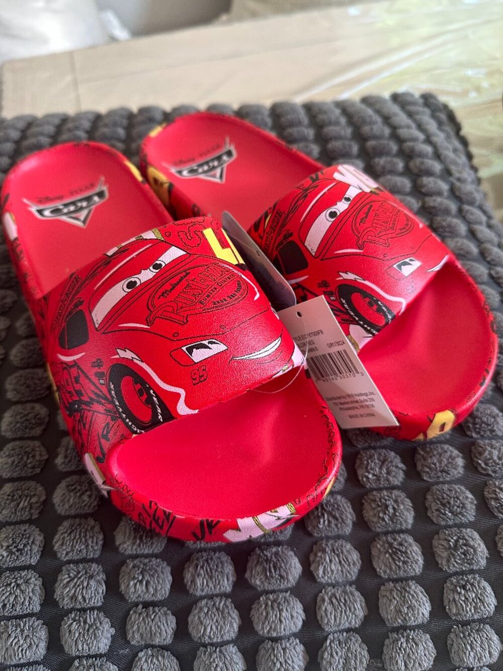Disney Cars slides womens size 8